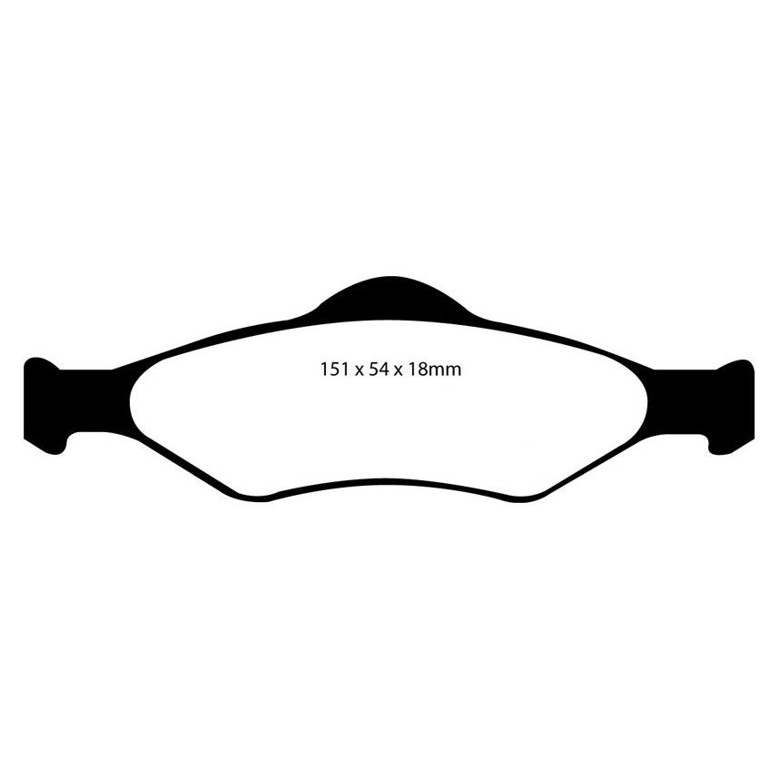 [EBCDP41300R] EBC Brakes Yellowstuff Performance Brake Pads