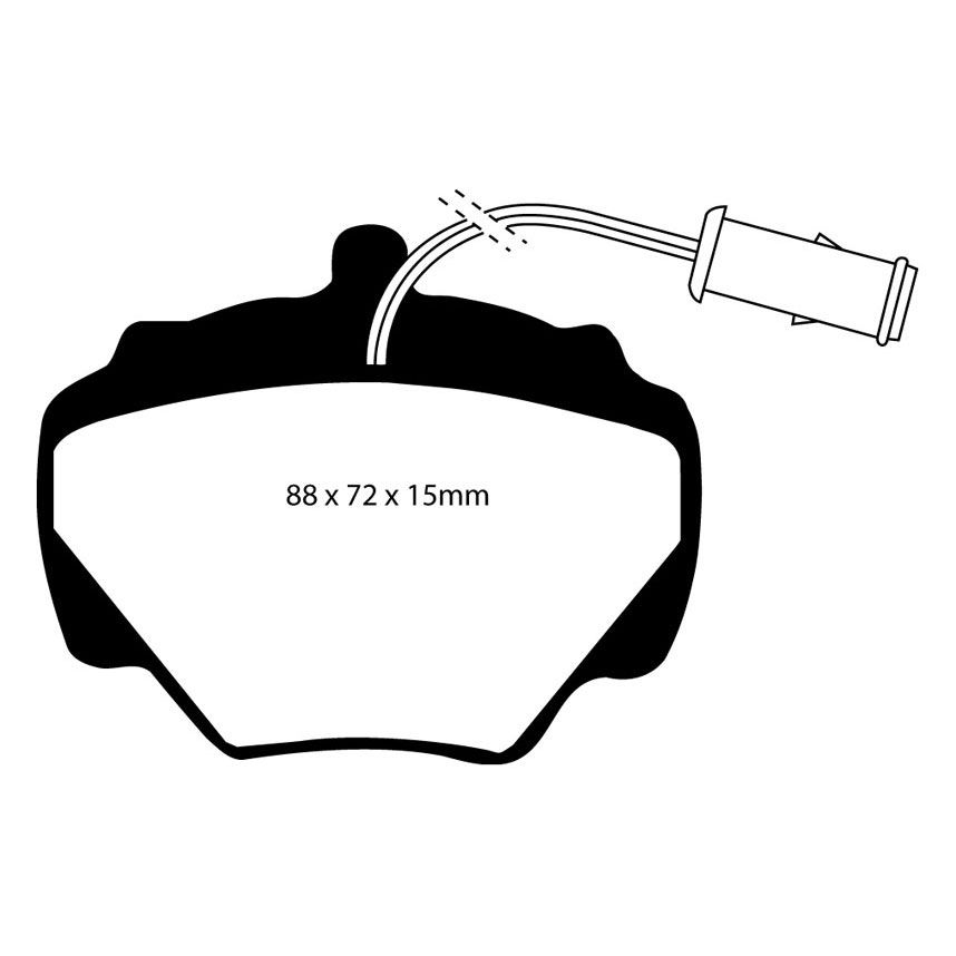 [EBCDP4663R] EBC Brakes Yellowstuff Performance Brake Pads