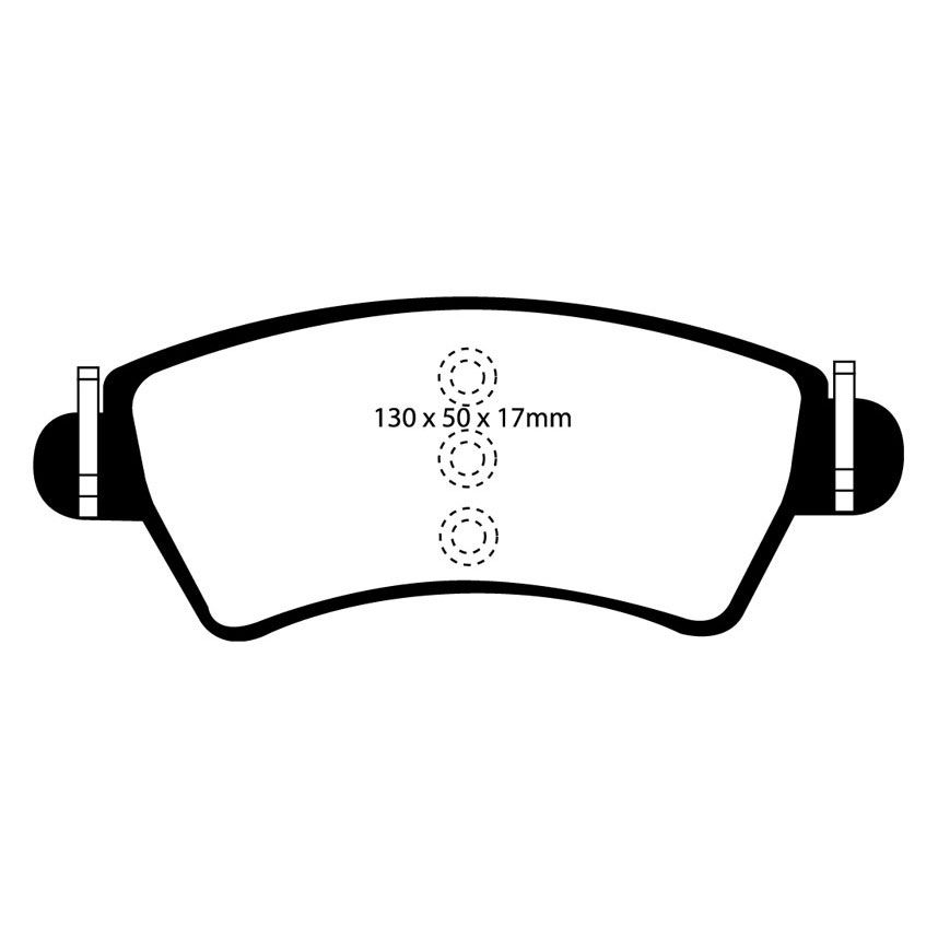 [EBCDP41234R] EBC Brakes Yellowstuff Performance Brake Pads