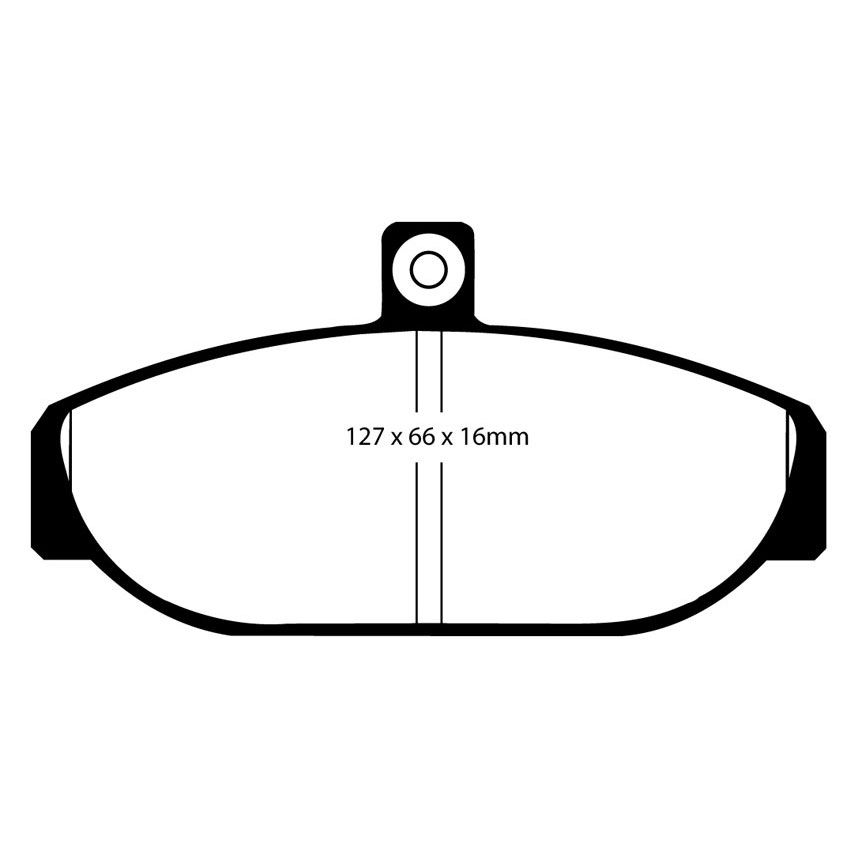 [EBCDP4435R] EBC Brakes Yellowstuff Performance Brake Pads