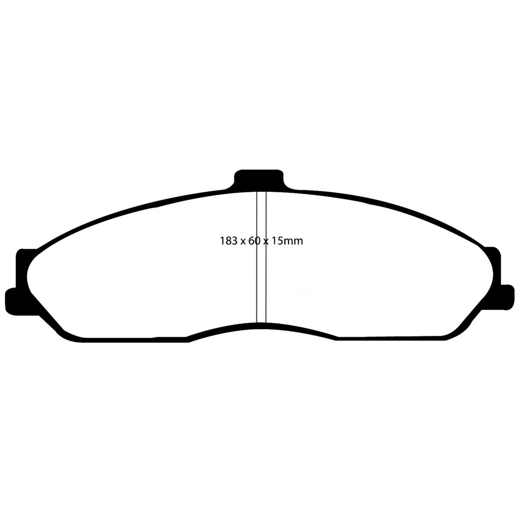 [EBCDP41162R] EBC Brakes Yellowstuff Performance Brake Pads