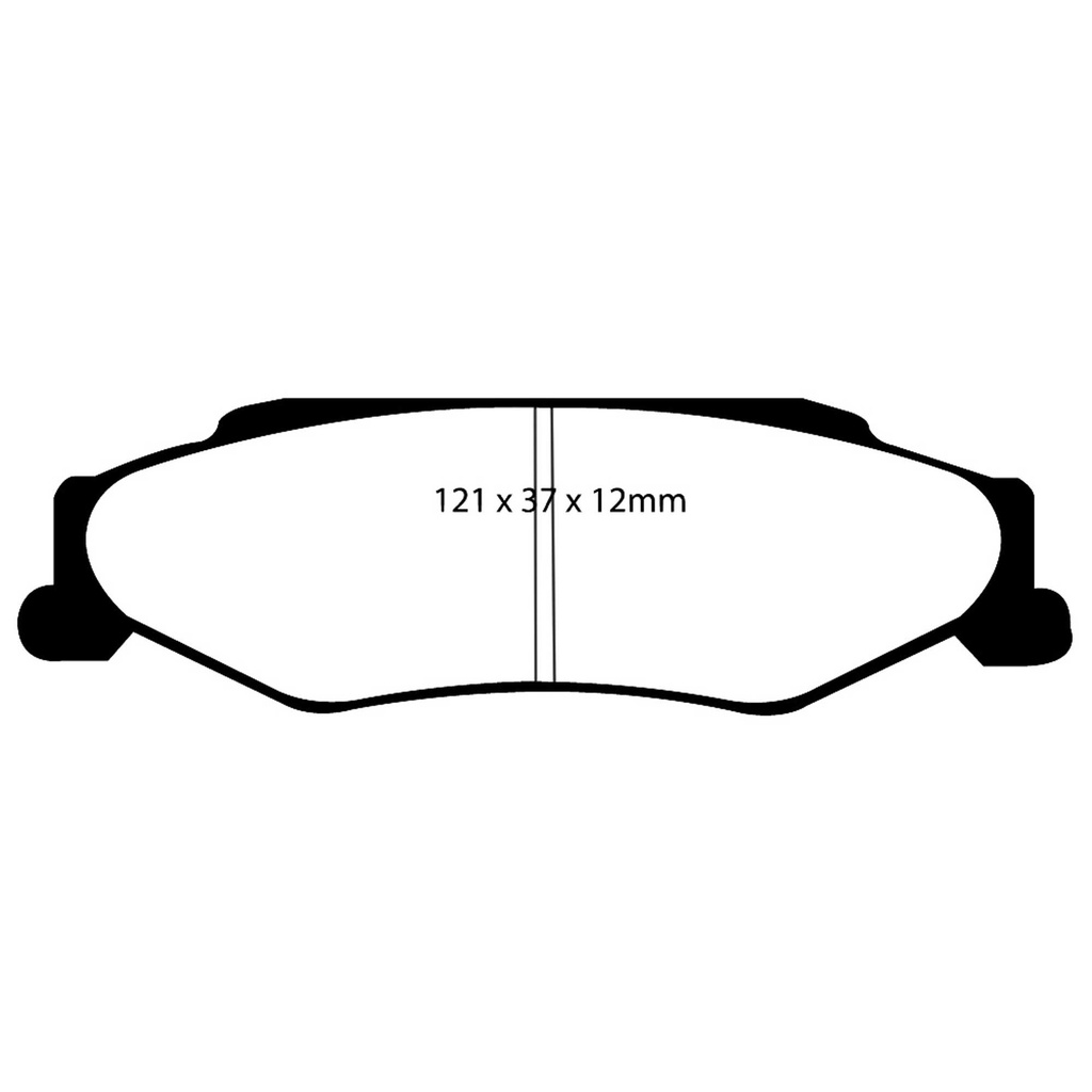 [EBCDP41160R] EBC Brakes Yellowstuff Performance Brake Pads