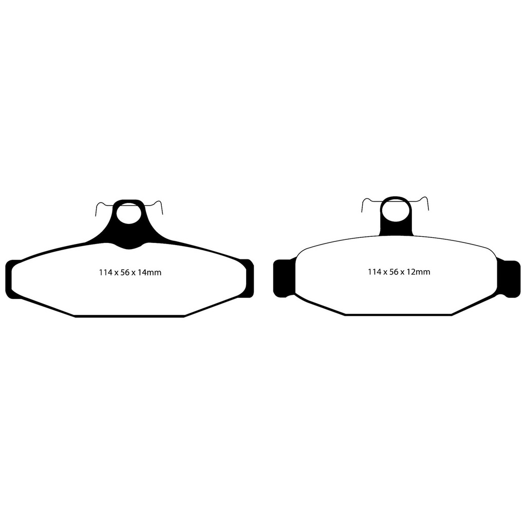 [EBCDP41167R] EBC Brakes Yellowstuff Performance Brake Pads