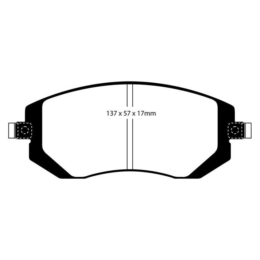 [EBCDP31661C] EBC Brakes Redstuff Performance Brake Pads