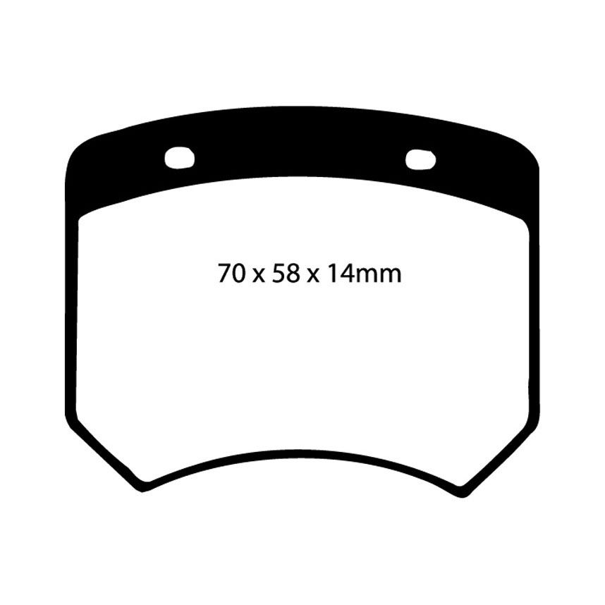 [EBCDP3102C] EBC Brakes Redstuff Performance Brake Pads