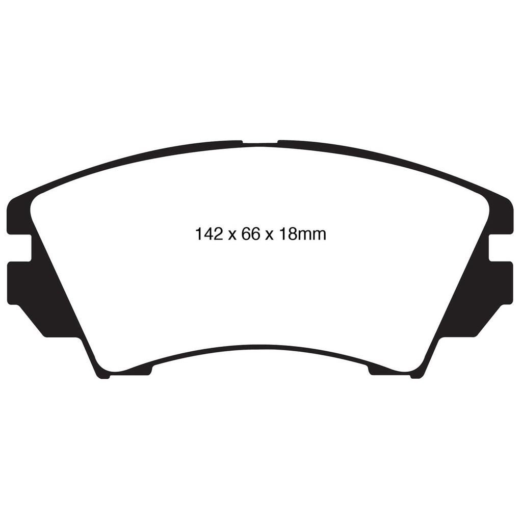 [EBCDP42014R] EBC Brakes Yellowstuff Performance Brake Pads