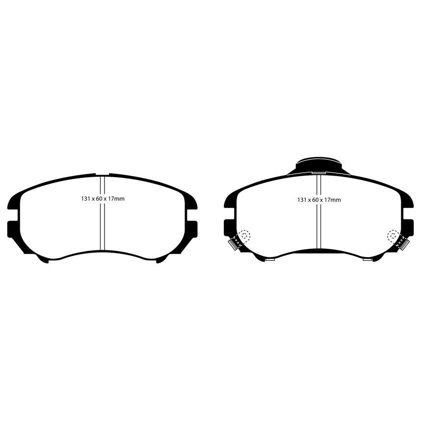[EBCDP31643C] EBC Brakes Redstuff Performance Brake Pads