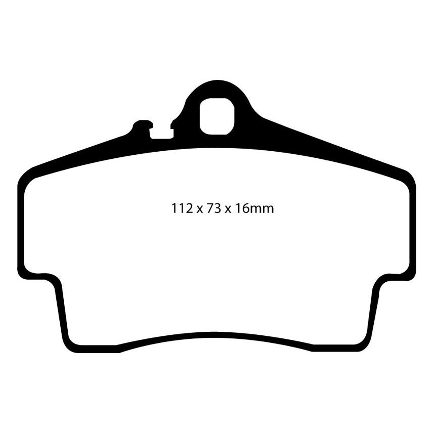 EBC Brakes Yellowstuff Performance Brake Pads