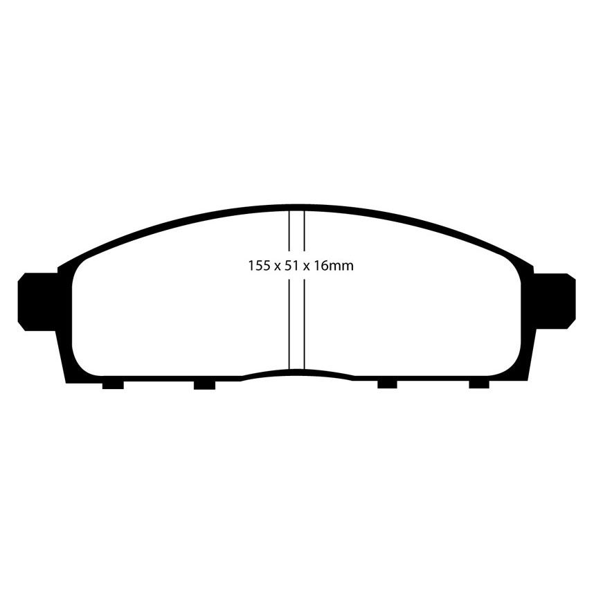 [EBCDP41963R] EBC Brakes Yellowstuff Performance Brake Pads