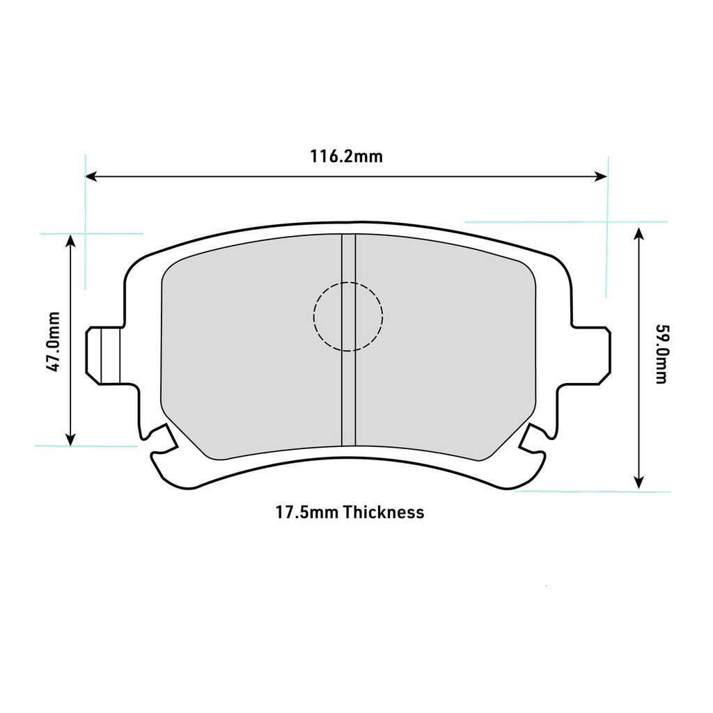 Pagid RSC1 Ceramic Disc Brake Pads