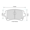 Pagid RSC1 Ceramic Disc Brake Pads
