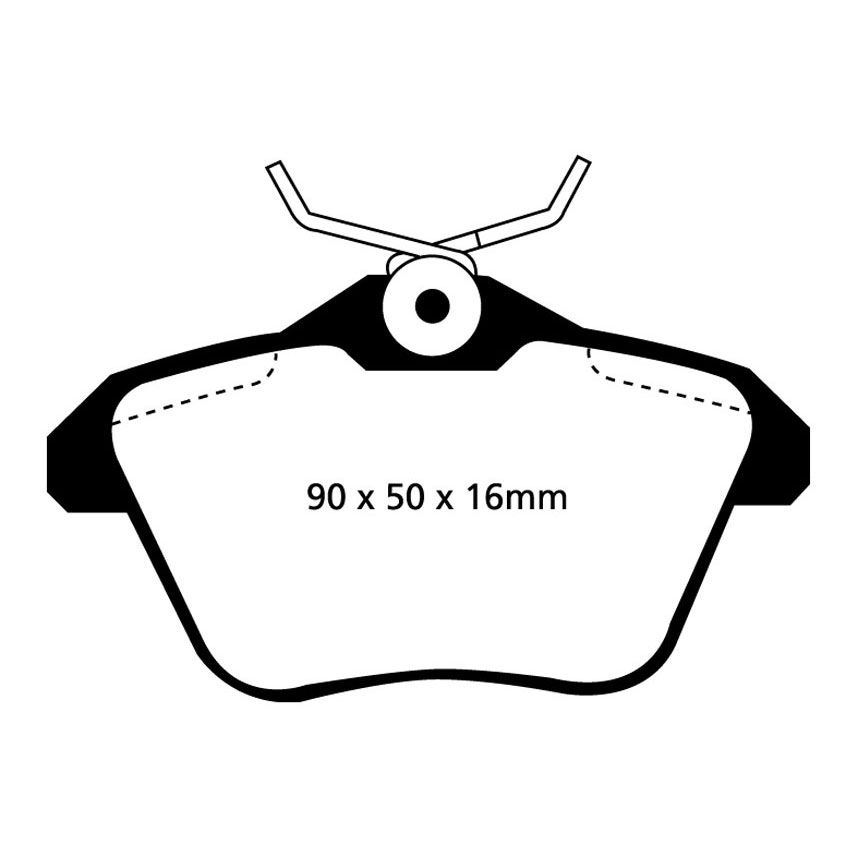[EBCDP41096R] EBC Brakes Yellowstuff Performance Brake Pads