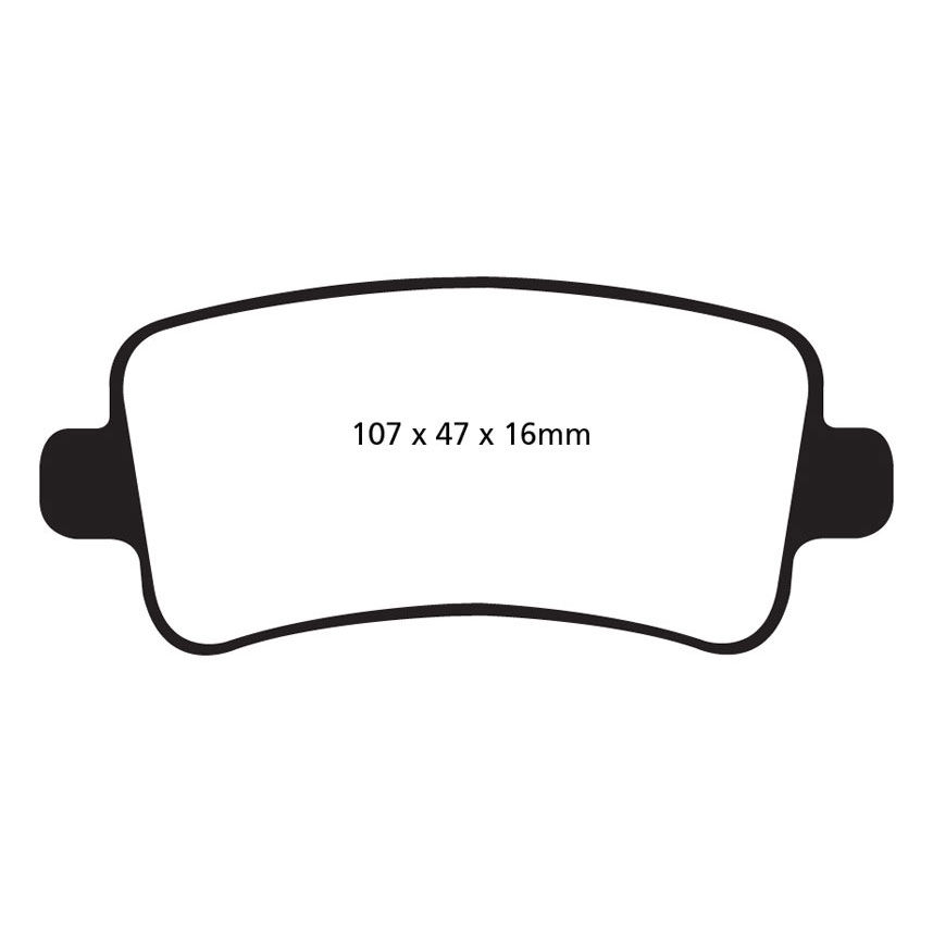 [EBCDP42016R] EBC Brakes Yellowstuff Performance Brake Pads