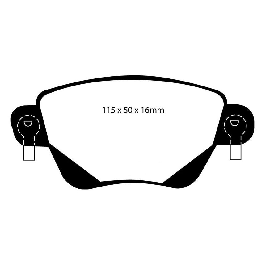[EBCDP31350C] EBC Brakes Redstuff Performance Brake Pads