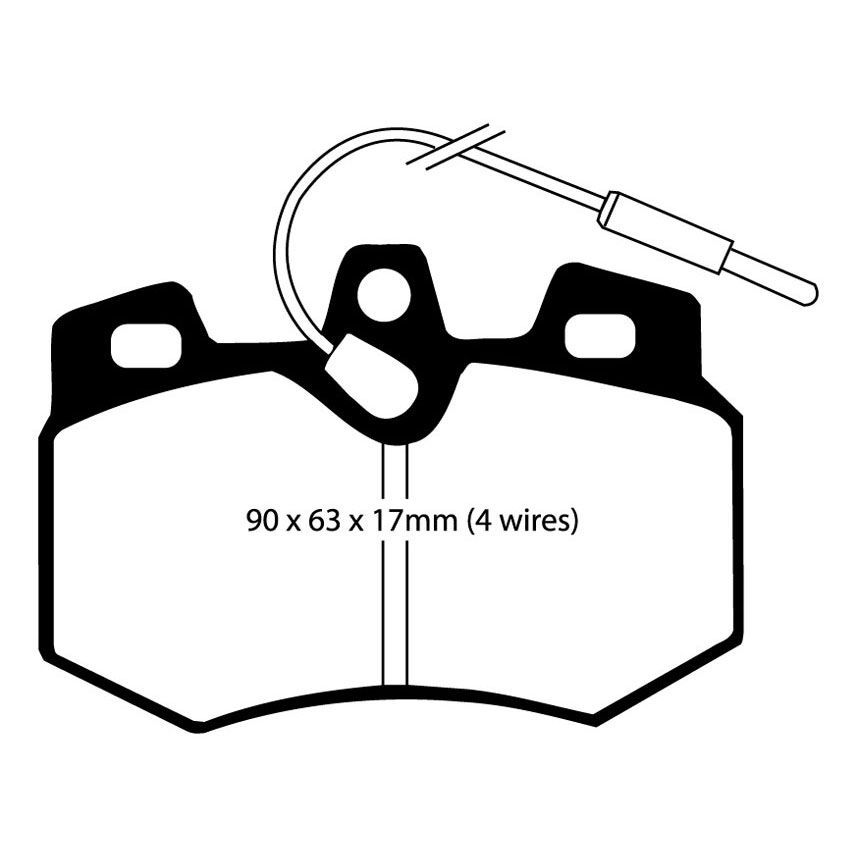 EBC Brakes Yellowstuff Performance Brake Pads