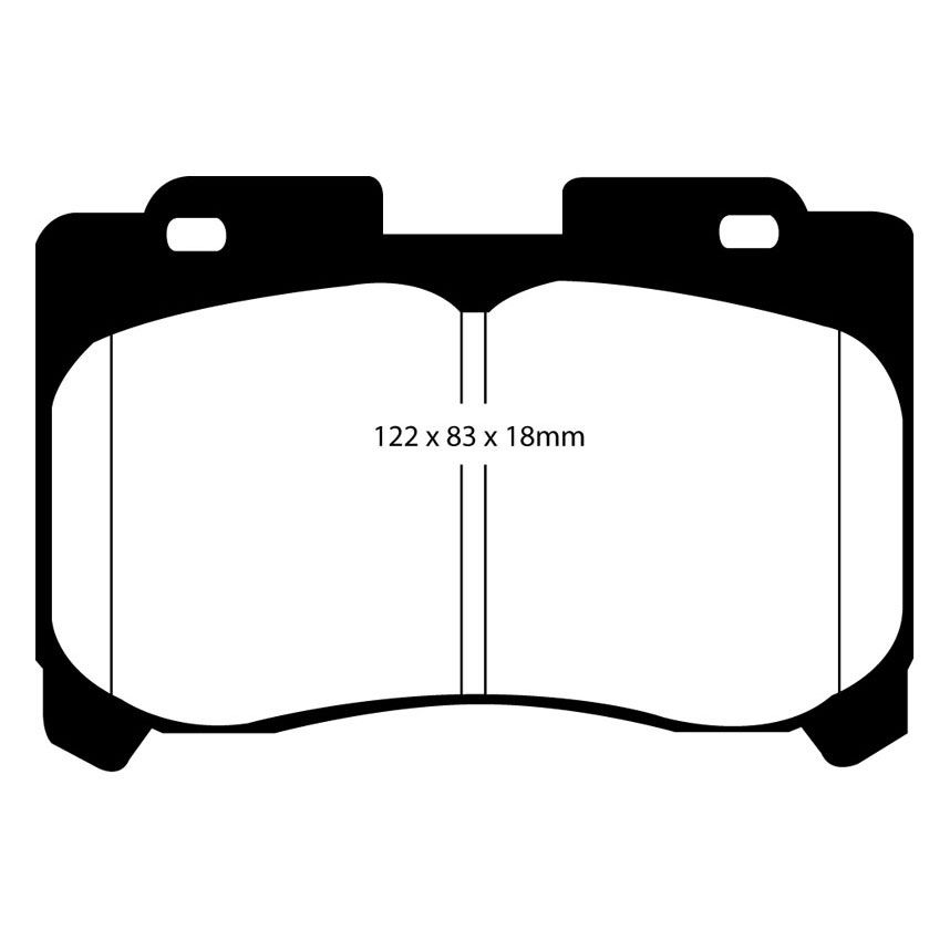 EBC Brakes Yellowstuff Performance Brake Pads