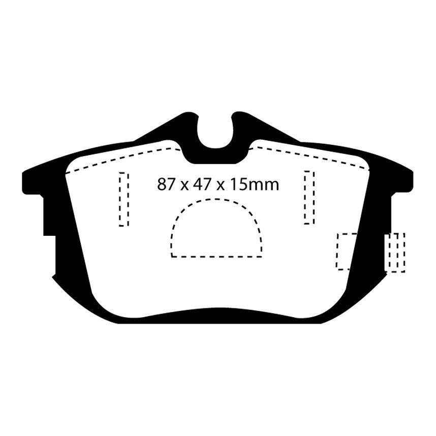 [EBCDP41076R] EBC Brakes Yellowstuff Performance Brake Pads