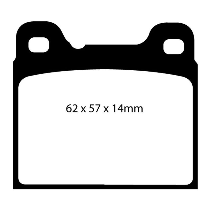 [EBCDP41043R] EBC Brakes Yellowstuff Performance Brake Pads