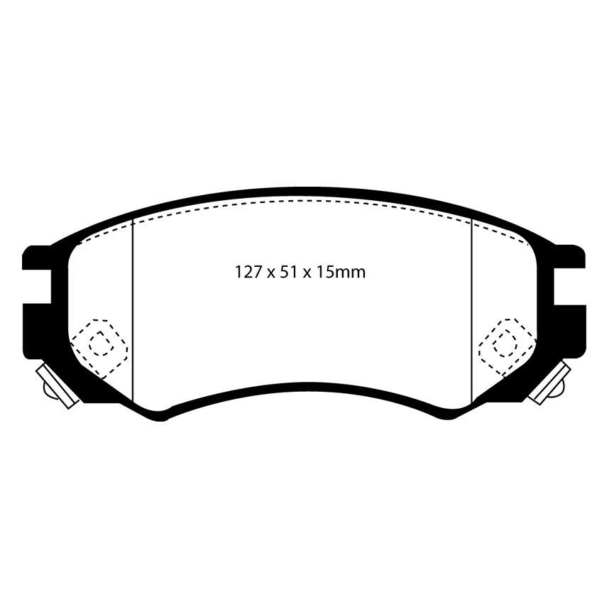 [EBCDP4839R] EBC Brakes Yellowstuff Performance Brake Pads