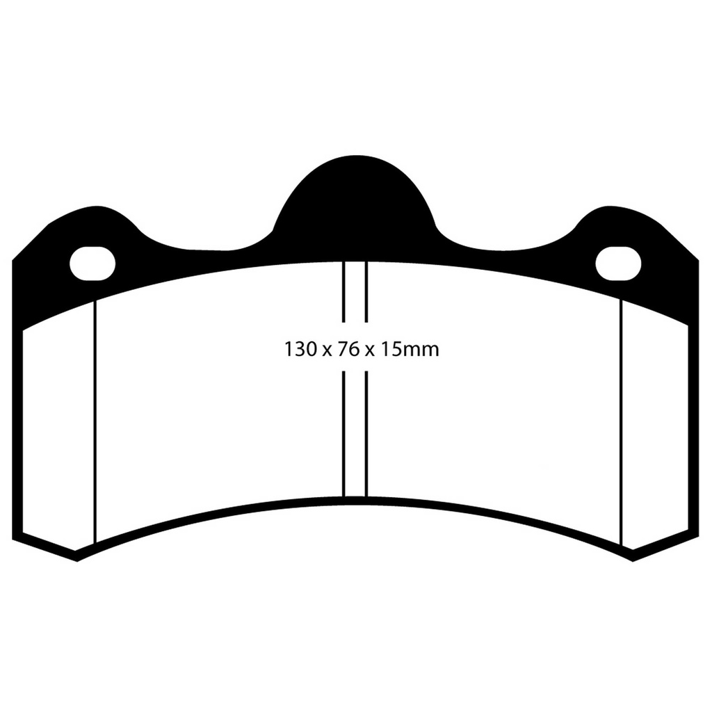 [EBCDP4043R] EBC Brakes Yellowstuff Performance Brake Pads