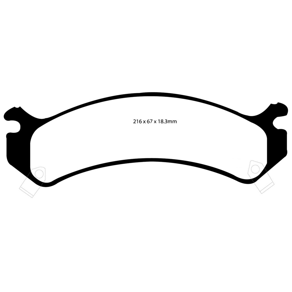 [EBCDP41305R] EBC Brakes Yellowstuff Performance Brake Pads