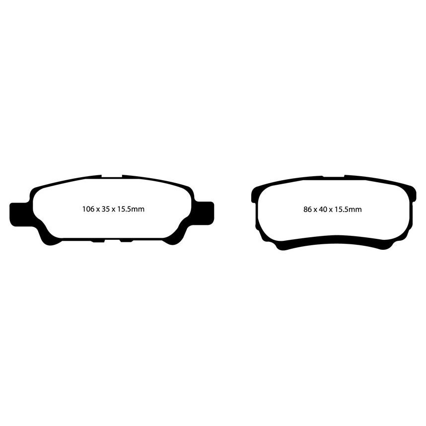 [EBCDP41563R] EBC Brakes Yellowstuff Performance Brake Pads