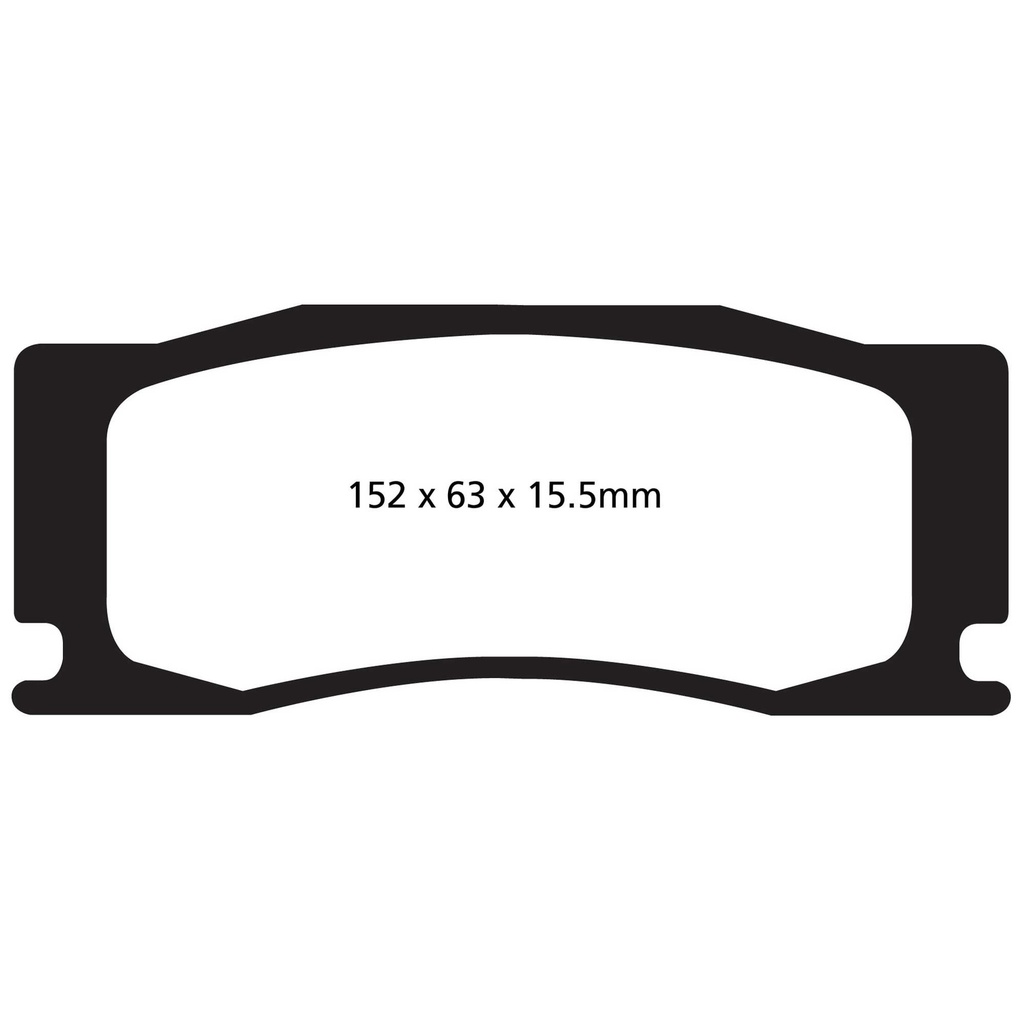 [EBCDP42111R] EBC Brakes Yellowstuff Performance Brake Pads