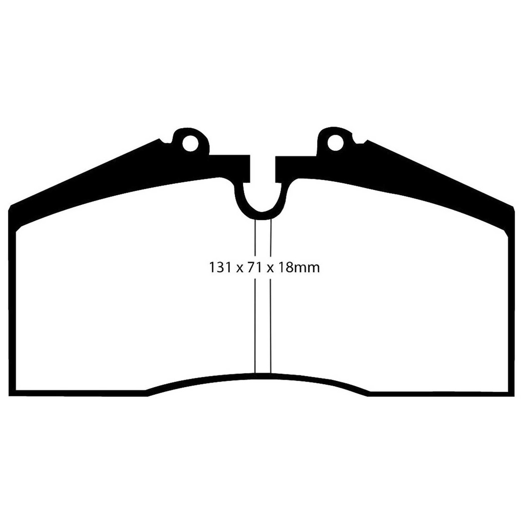 [EBCDP4767R] EBC Brakes Yellowstuff Performance Brake Pads
