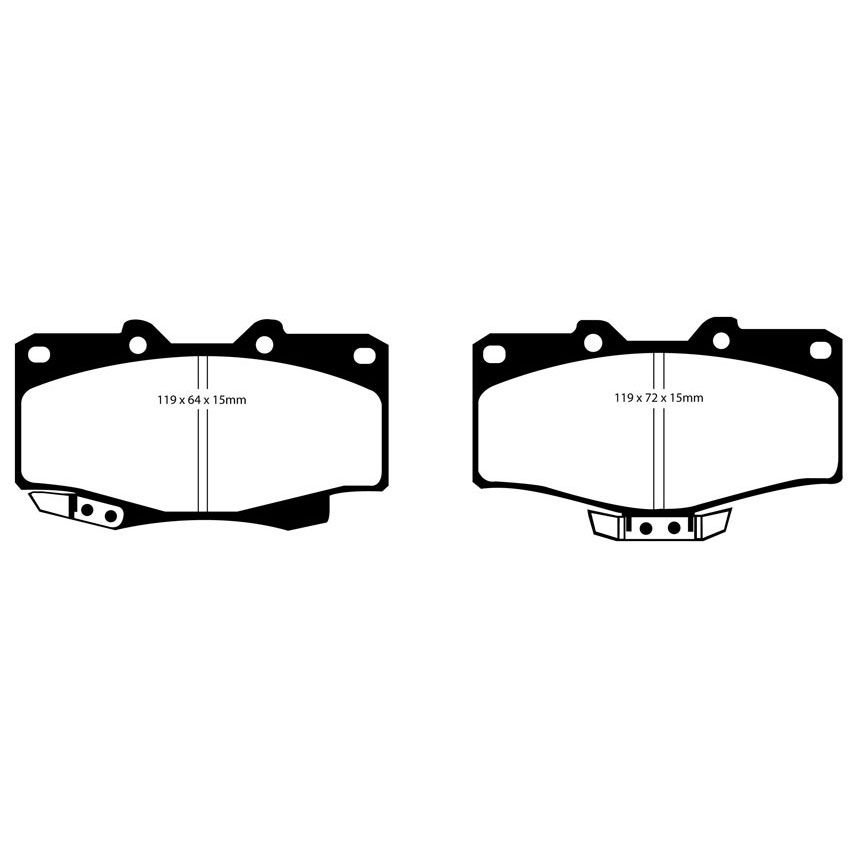 EBC Brakes Yellowstuff Performance Brake Pads