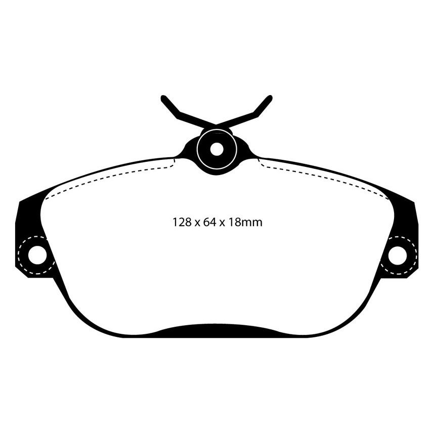 EBC Brakes Yellowstuff Performance Brake Pads