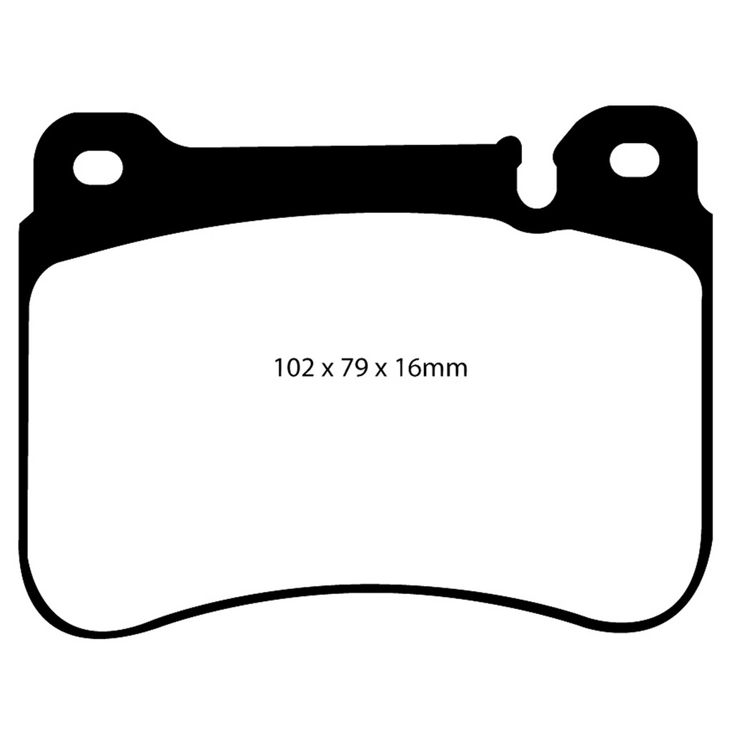 [EBCDP41590R] EBC Brakes Yellowstuff Performance Brake Pads