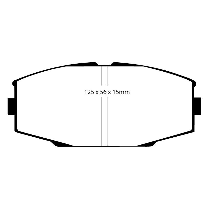 [EBCDP4610R] EBC Brakes Yellowstuff Performance Brake Pads