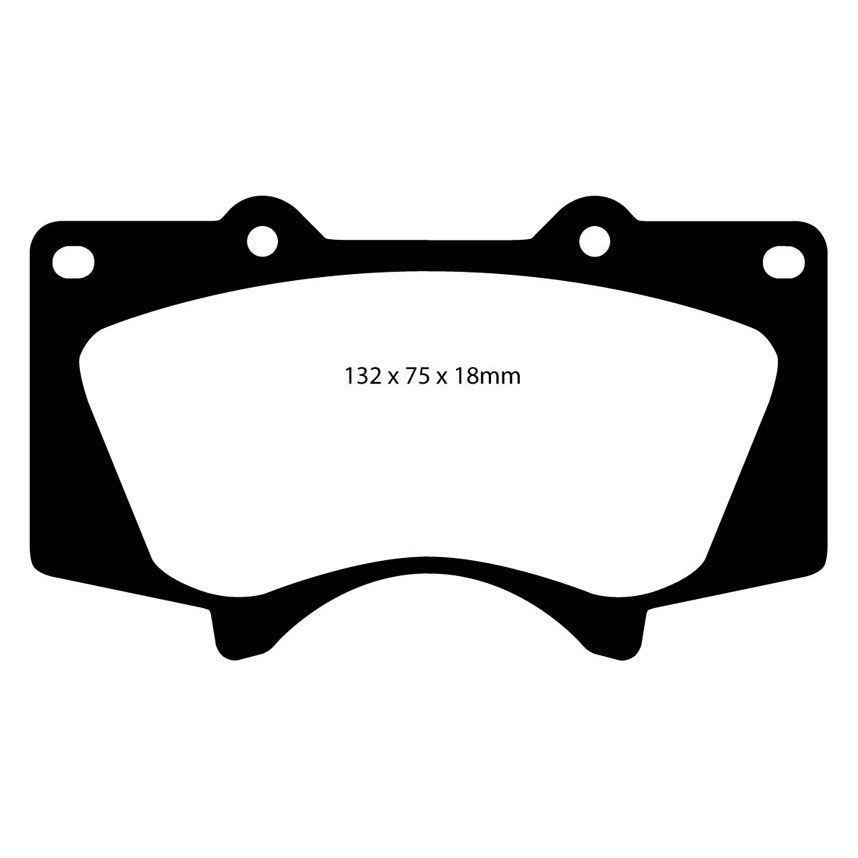 [EBCDP41657R] EBC Brakes Yellowstuff Performance Brake Pads