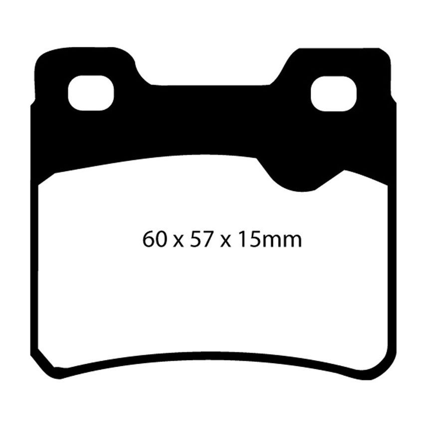 EBC Brakes Yellowstuff Performance Brake Pads