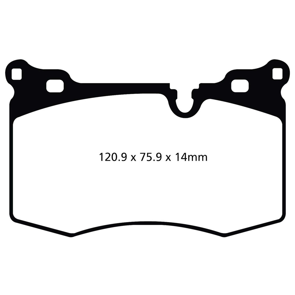 [EBCDP31854C] EBC Brakes Redstuff Performance Brake Pads