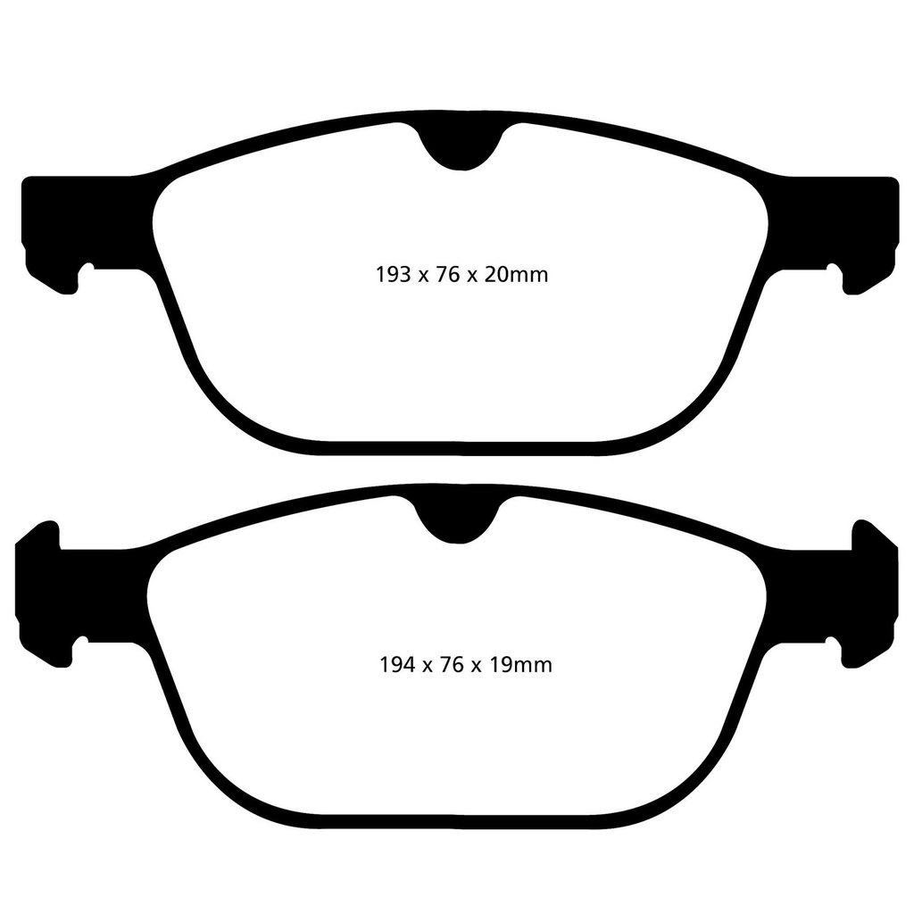 [EBCDP42018R] EBC Brakes Yellowstuff Performance Brake Pads