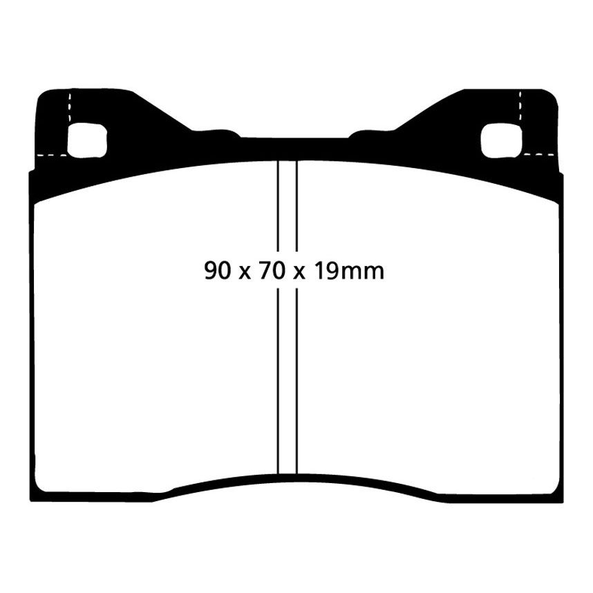 [EBCDP4753R] EBC Brakes Yellowstuff Performance Brake Pads
