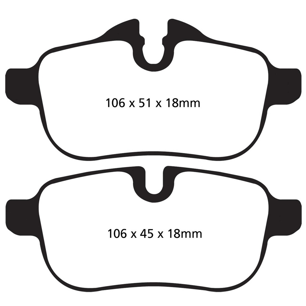 [EBCDP32046C] EBC Brakes Redstuff Performance Brake Pads