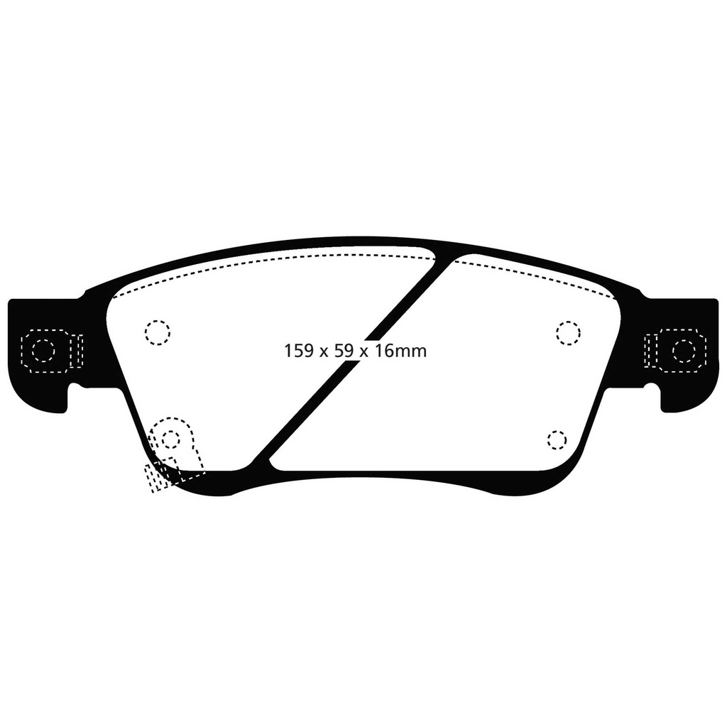 EBC Brakes Yellowstuff Performance Brake Pads