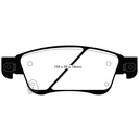 EBC Brakes Yellowstuff Performance Brake Pads