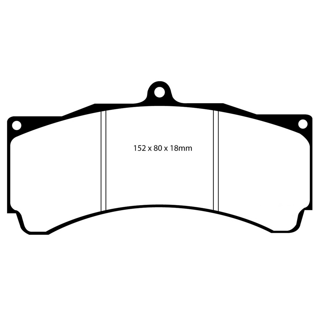 [EBCDP4005R] EBC Brakes Yellowstuff Performance Brake Pads