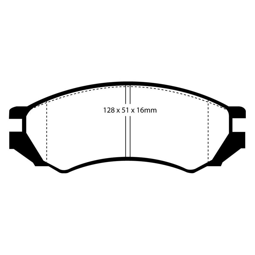 [EBCDP3839C] EBC Brakes Redstuff Performance Brake Pads