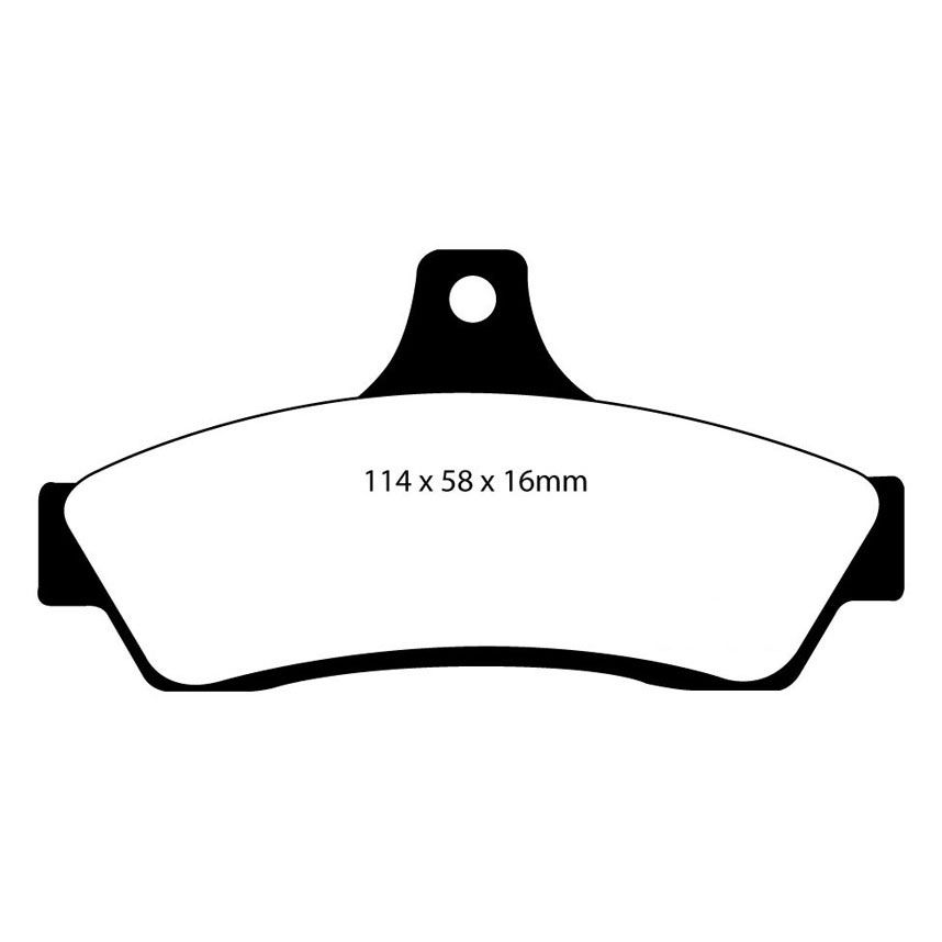 [EBCDP41711R] EBC Brakes Yellowstuff Performance Brake Pads