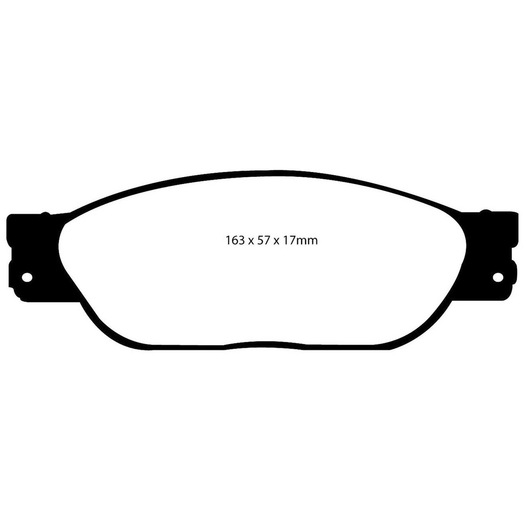 [EBCDP41220R] EBC Brakes Yellowstuff Performance Brake Pads