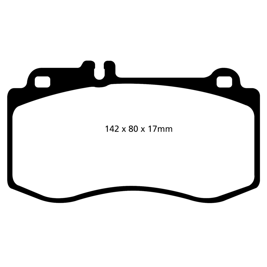 [EBCDP41857R] EBC Brakes Yellowstuff Performance Brake Pads
