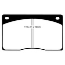 EBC Brakes Yellowstuff Performance Brake Pads