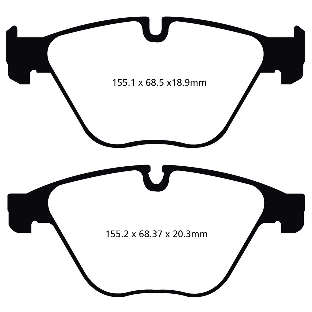 [EBCDP42103R] EBC Brakes Yellowstuff Performance Brake Pads