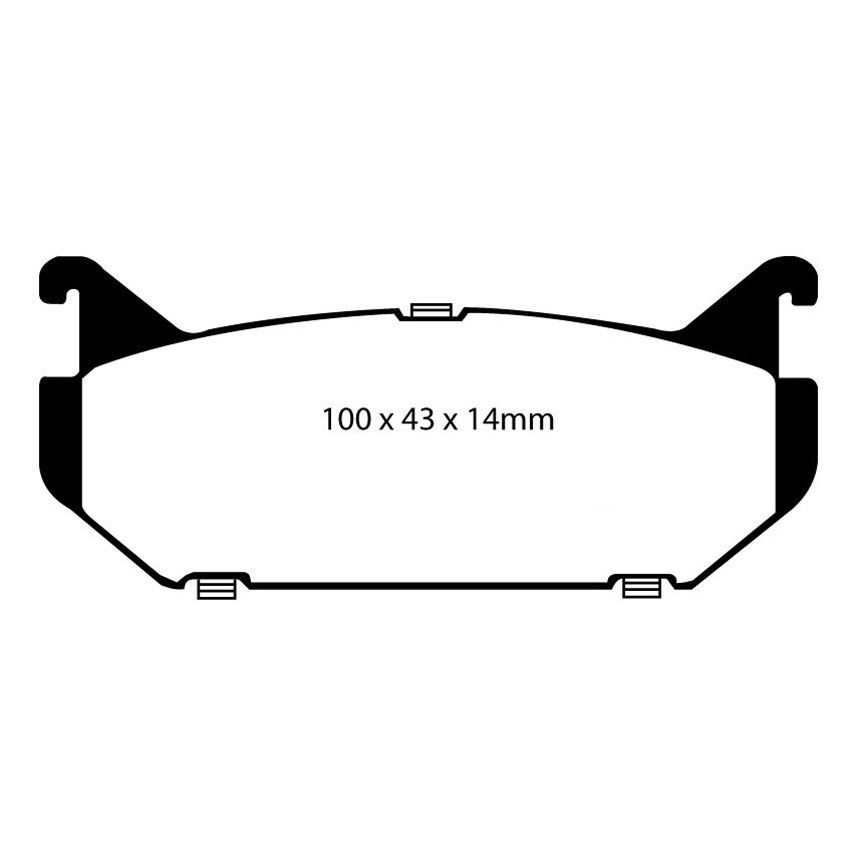 [EBCDP3972C] EBC Brakes Redstuff Performance Brake Pads