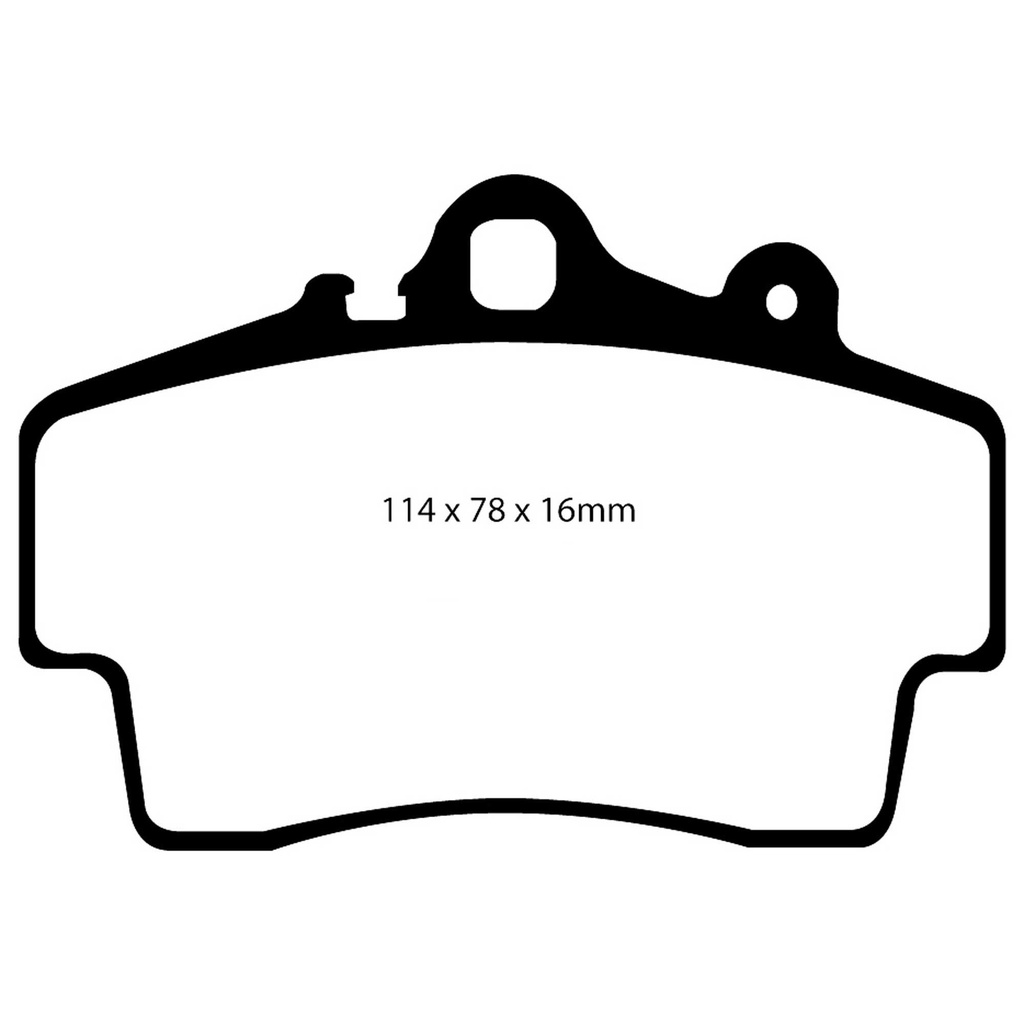 [EBCDP31207C] EBC Brakes Redstuff Performance Brake Pads