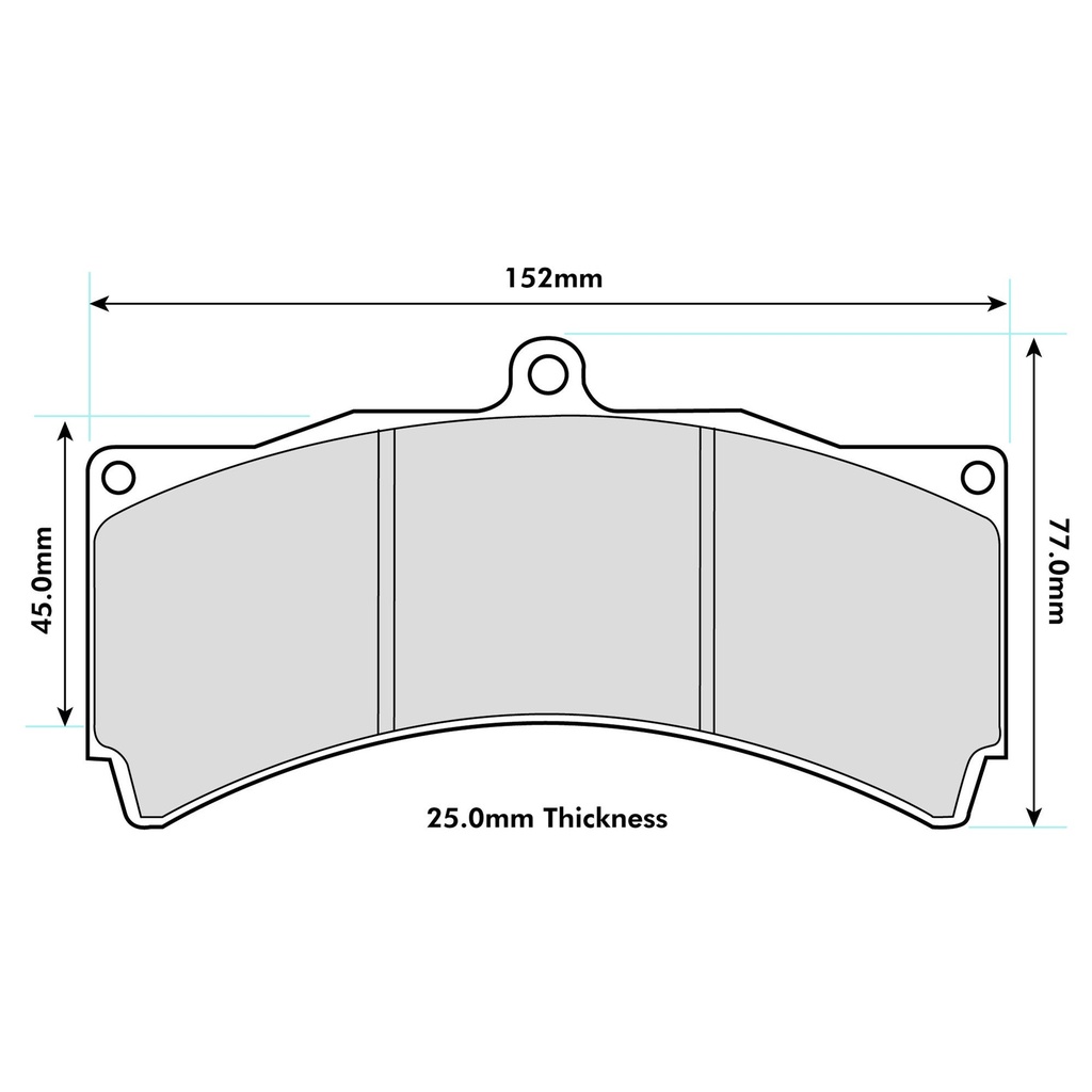 Pagid RSL1 Brake Pads To Fit AP Racing CP5560 Calipers